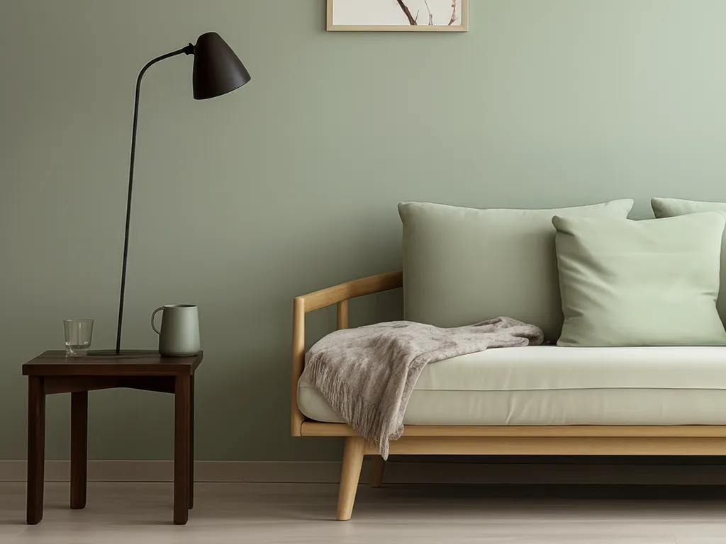 Scandic Lounge Sofa "Svela" – Pastellgrün