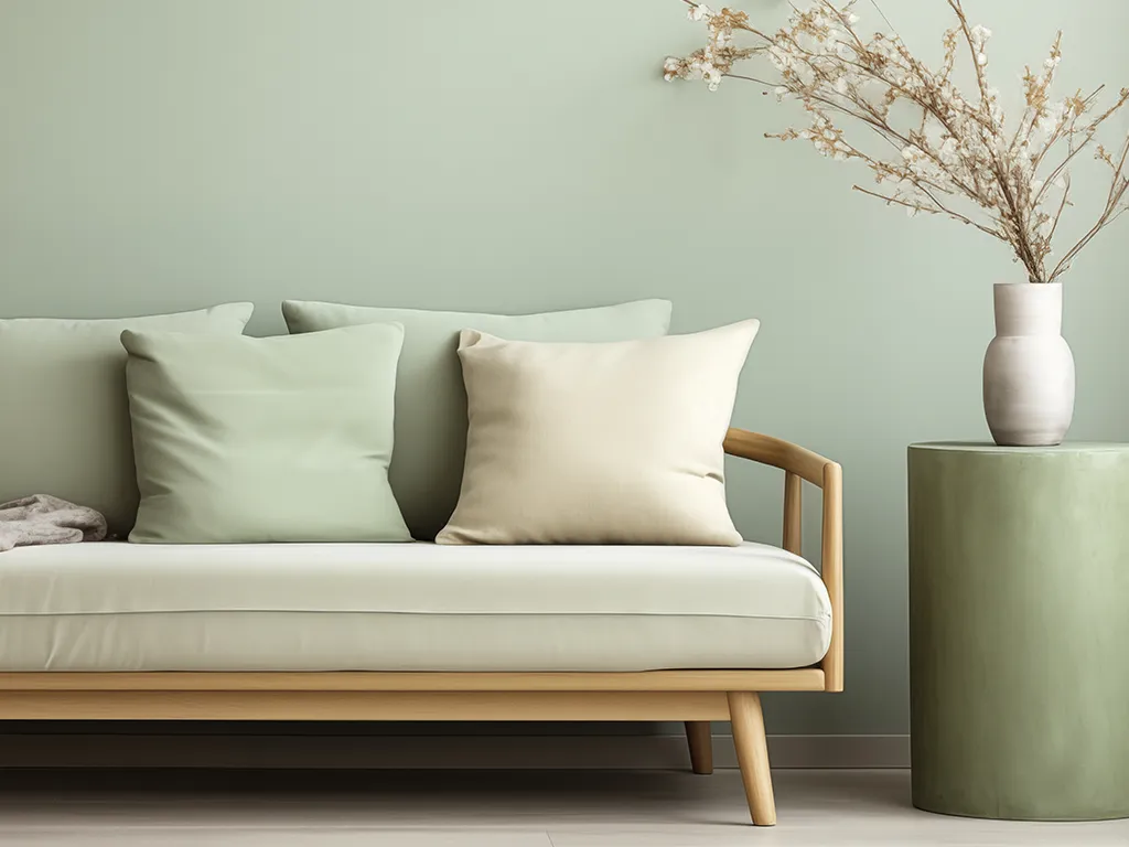 Scandic Lounge Sofa "Svela" – Pastellgrün